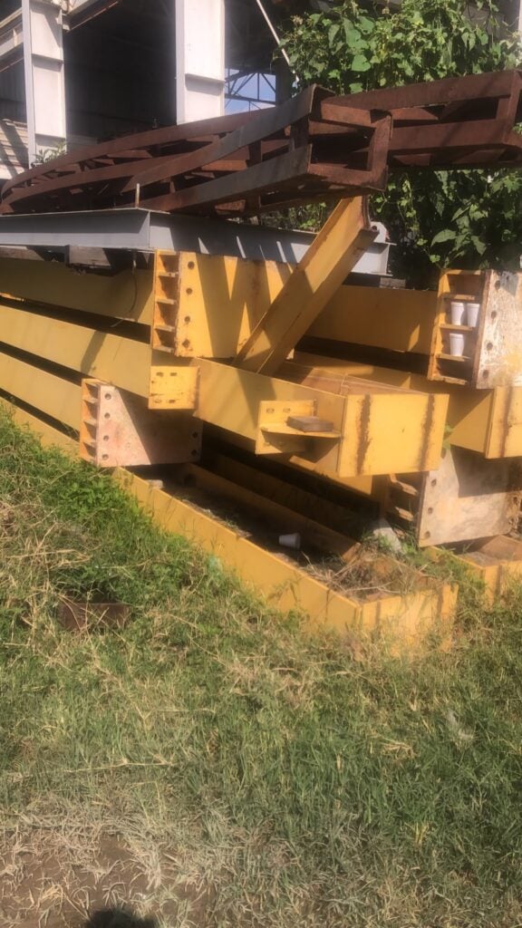 ESTRUCTURA PARA GRUA VIAJERA  CAPACIDAD DE CARGA 20 TONELADAS